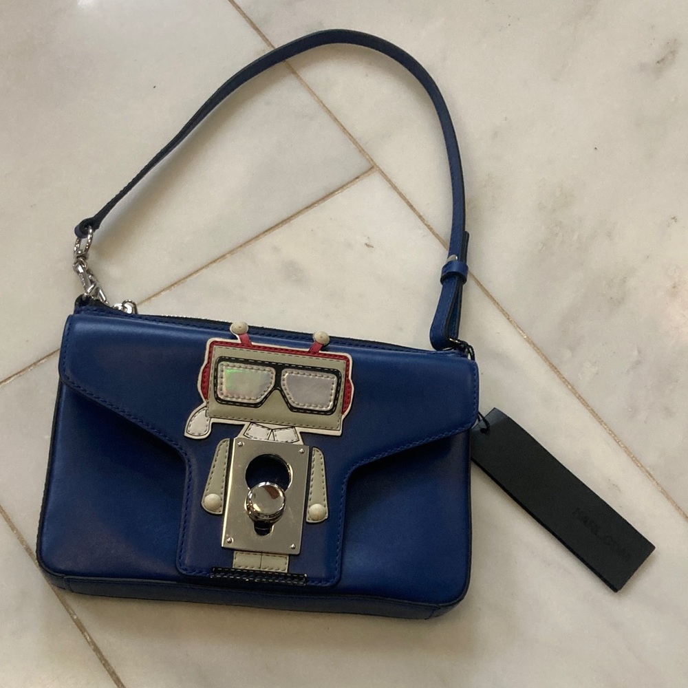 New with tag Karl Lagerfield Pochette Robot with tag, original price $245 GBP - Picture 1 of 9